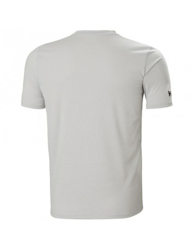Helly Hansen HP Race Αθλητικό Ανδρικό T-shirt Γκρι με Στάμπα 34294-980