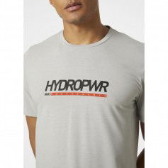 Helly Hansen HP Race Αθλητικό Ανδρικό T-shirt Γκρι με Στάμπα 34294-980