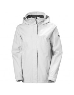 Helly Hansen Aden Γυναικείο Αθλητικό Μπουφάν Αδιάβροχο Λευκό 62650-001
