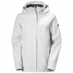 Helly Hansen Aden Γυναικείο Αθλητικό Μπουφάν Αδιάβροχο Λευκό 62650-001