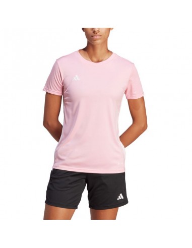 Adidas Tabela 23 Γυναικείο Αθλητικό T-shirt Fast Drying Ροζ IA9152