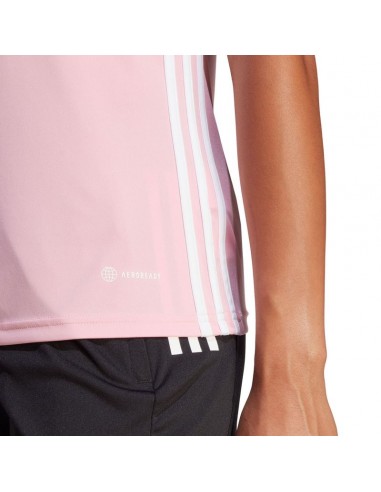 Adidas Tabela 23 Γυναικείο Αθλητικό T-shirt Fast Drying Ροζ IA9152