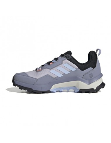 Adidas Terrex Ax4 HQ1052 Γυναικεία Ορειβατικά Παπούτσια Αδιάβροχα με Μεμβράνη Gore-Tex Silver Violet / Blue Dawn / Solar Gold