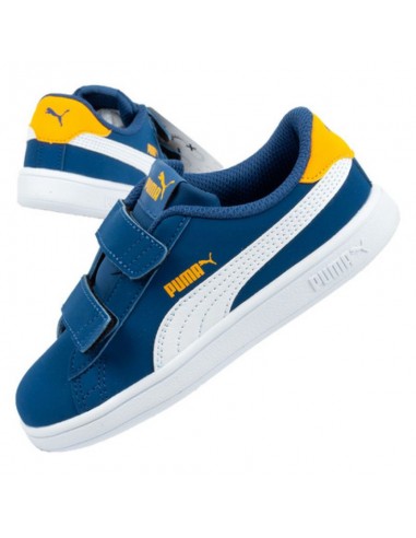 Puma Παιδικά Sneakers Smash με Σκρατς Μπλε 365184-47