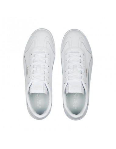 Puma Club 5v5 Ανδρικά Sneakers Λευκά 389406-01