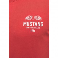 Mustang Ανδρικό T-shirt Κοντομάνικο Κόκκινο 1012499-7121