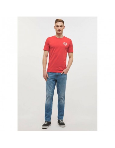 Mustang Ανδρικό T-shirt Κοντομάνικο Κόκκινο 1012499-7121