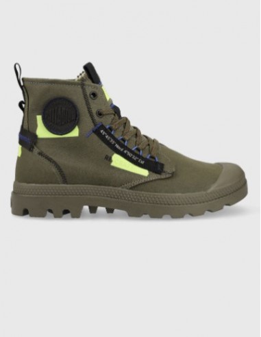 Palladium Pampa Μποτάκια Πράσινα 77220-309-M