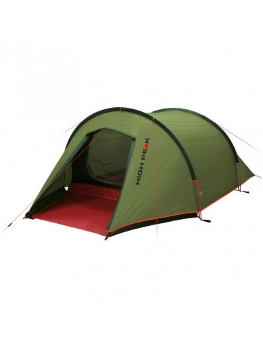 High Peak Kite 2 Σκηνή Camping Τούνελ Πράσινη με Διπλό Πανί 4 Εποχών για 2 Άτομα 230x120x90εκ. 10188