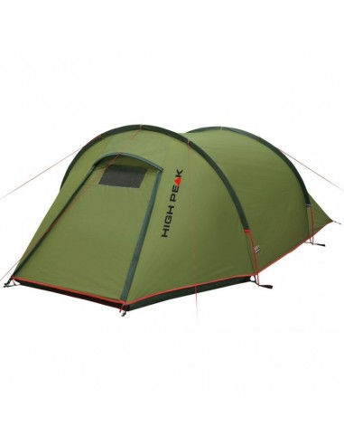 High Peak Kite 2 Σκηνή Camping Τούνελ Πράσινη με Διπλό Πανί 4 Εποχών για 2 Άτομα 230x120x90εκ. 10188