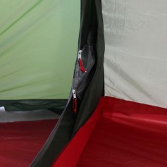 High Peak Kite 2 Σκηνή Camping Τούνελ Πράσινη με Διπλό Πανί 4 Εποχών για 2 Άτομα 230x120x90εκ. 10188