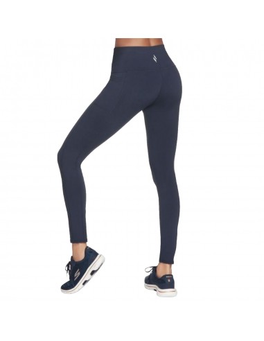 Skechers Go Walk Training Γυναικείο Μακρύ Κολάν Ψηλόμεσο Navy Μπλε W03LG30B-NVY