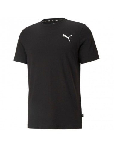 Puma Ανδρικό T-shirt Μαύρο με Λογότυπο 586668-51