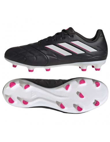 Adidas Copa Pure.3 FG HQ8942 Χαμηλά Ποδοσφαιρικά Παπούτσια με Τάπες Core Black / Zero Metalic / Team Shock Pink 2