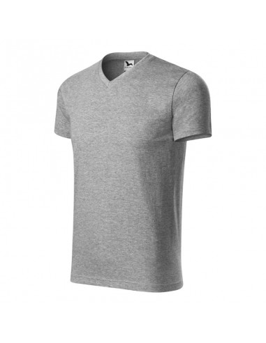 Malfini Ανδρικό Διαφημιστικό T-shirt Κοντομάνικο σε Γκρι Χρώμα MLI-11112