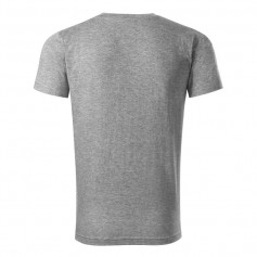Malfini Ανδρικό Διαφημιστικό T-shirt Κοντομάνικο σε Γκρι Χρώμα MLI-11112