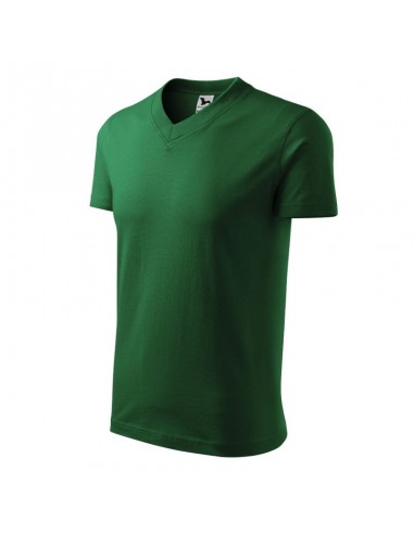 Tshirt Malfini Vneck M MLI10206 bottle green