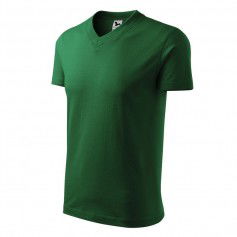 Tshirt Malfini Vneck M MLI10206 bottle green