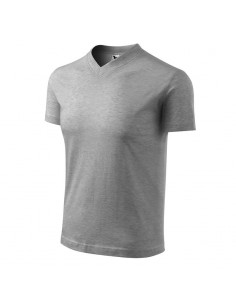 Tshirt Malfini Vneck M MLI10212 dark gray melange
