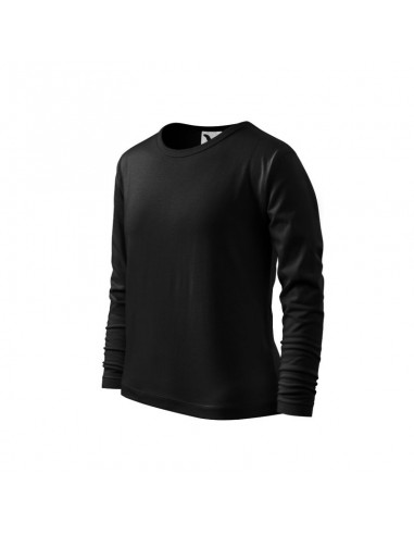 Malfini Παιδική Χειμερινή Μπλούζα Μακρυμάνικη Μαύρη MLI-12101