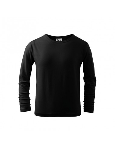 Malfini Παιδική Χειμερινή Μπλούζα Μακρυμάνικη Μαύρη MLI-12101