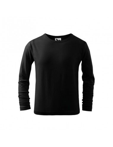 Malfini Παιδική Χειμερινή Μπλούζα Μακρυμάνικη Μαύρη MLI-12101