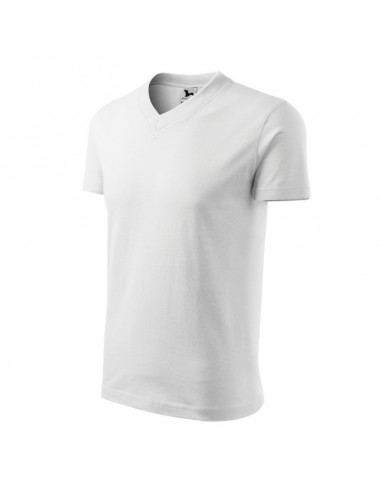 Malfini Ανδρικό Διαφημιστικό T-shirt Κοντομάνικο σε Λευκό Χρώμα MLI-10200
