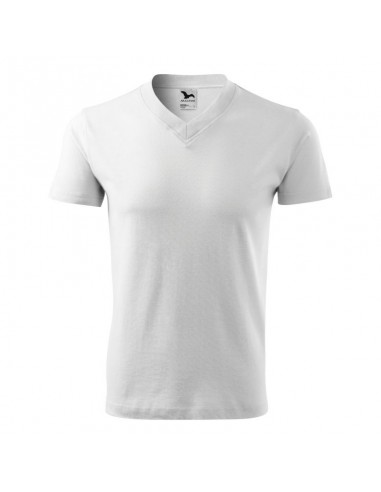 Malfini Ανδρικό Διαφημιστικό T-shirt Κοντομάνικο σε Λευκό Χρώμα MLI-10200