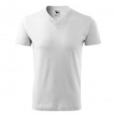Malfini Tshirt Vneck M MLI10200 white