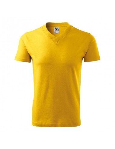 Malfini Ανδρικό Διαφημιστικό T-shirt Κοντομάνικο σε Κίτρινο Χρώμα MLI-10204