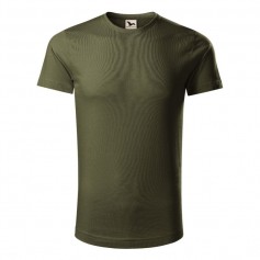 Malfini Ανδρικό Διαφημιστικό T-shirt Κοντομάνικο σε Καφέ Χρώμα MLI-17169