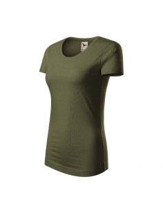 Malfini Ανδρικό Διαφημιστικό T-shirt Κοντομάνικο σε Καφέ Χρώμα MLI-17269