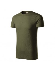 Malfini Ανδρικό Διαφημιστικό T-shirt Κοντομάνικο σε Καφέ Χρώμα MLI-17369