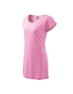 Malfini Mini Φόρεμα με Κουκούλα Ροζ MLI-41940