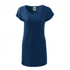 Malfini Καλοκαιρινό Mini T-shirt Φόρεμα Μπλε MLI-12387