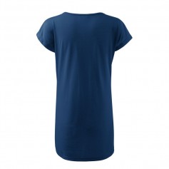 Malfini Καλοκαιρινό Mini T-shirt Φόρεμα Μπλε MLI-12387