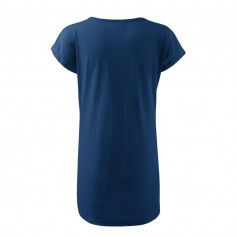 Malfini Καλοκαιρινό Mini T-shirt Φόρεμα Μπλε MLI-12387