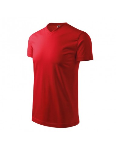 Malfini Heavy Vneck M MLI11107 Tshirt red