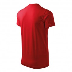 Malfini Ανδρικό Διαφημιστικό T-shirt Κοντομάνικο σε Κόκκινο Χρώμα MLI-11107