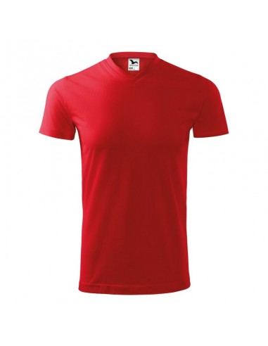 Malfini Ανδρικό Διαφημιστικό T-shirt Κοντομάνικο σε Κόκκινο Χρώμα MLI-11107