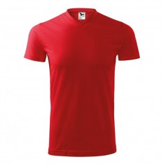Malfini Ανδρικό Διαφημιστικό T-shirt Κοντομάνικο σε Κόκκινο Χρώμα MLI-11107
