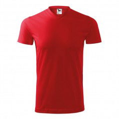 Malfini Heavy Vneck M MLI11107 Tshirt red