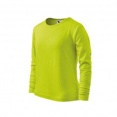 Malfini FitT LS Jr Tshirt MLI12162 lime
