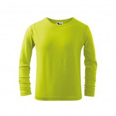 Malfini FitT LS Jr Tshirt MLI12162 lime