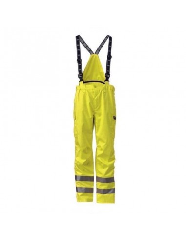 Helly Hansen work Φόρμα Εργασίας με Τιράντες & Αντανακλαστικές Ταινίες Κίτρινη