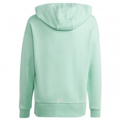 Adidas Παιδικό Φούτερ με Κουκούλα Πράσινο HR5825