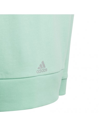 Adidas Παιδικό Φούτερ με Κουκούλα Πράσινο HR5825