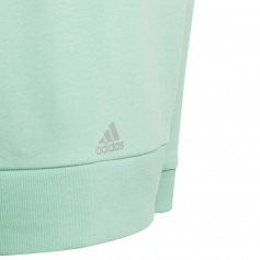 Adidas Παιδικό Φούτερ με Κουκούλα Πράσινο HR5825