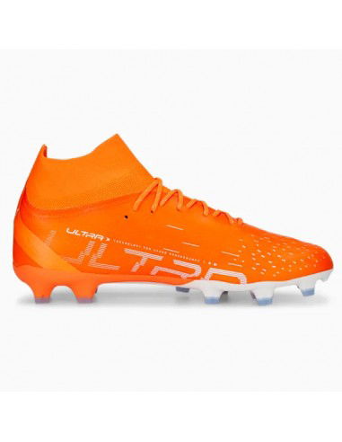 Puma Ultra Pro FG/AG 107240-01 Ψηλά Ποδοσφαιρικά Παπούτσια με Τάπες Πορτοκαλί