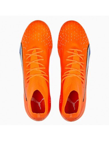 Puma Ultra Pro FG/AG 107240-01 Ψηλά Ποδοσφαιρικά Παπούτσια με Τάπες Πορτοκαλί